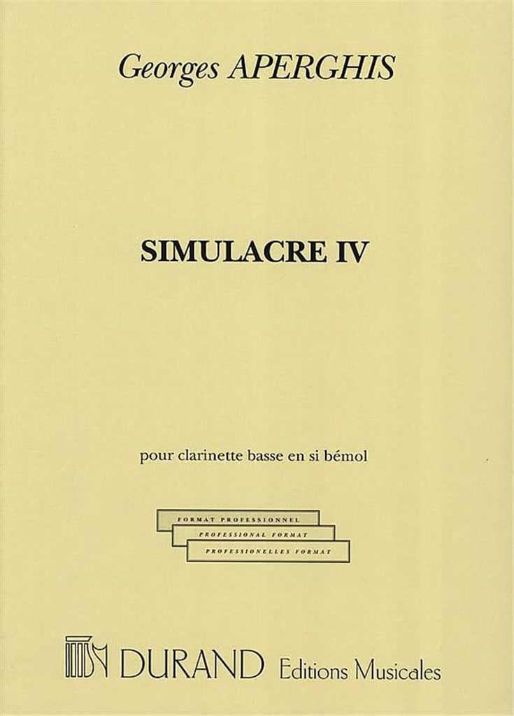 Simulacre Iv Clarinette Basse